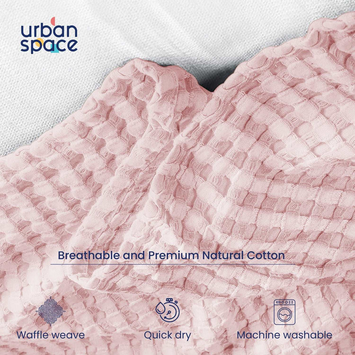 All Season Blanket, Blush Pink bedspread - Main Image