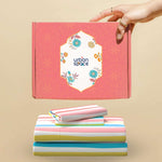 Serene Collection - Breathable 200 TC 100% Pure Cotton Bedsheet with Pillow Cover, MultiColour Stripes-Pastel