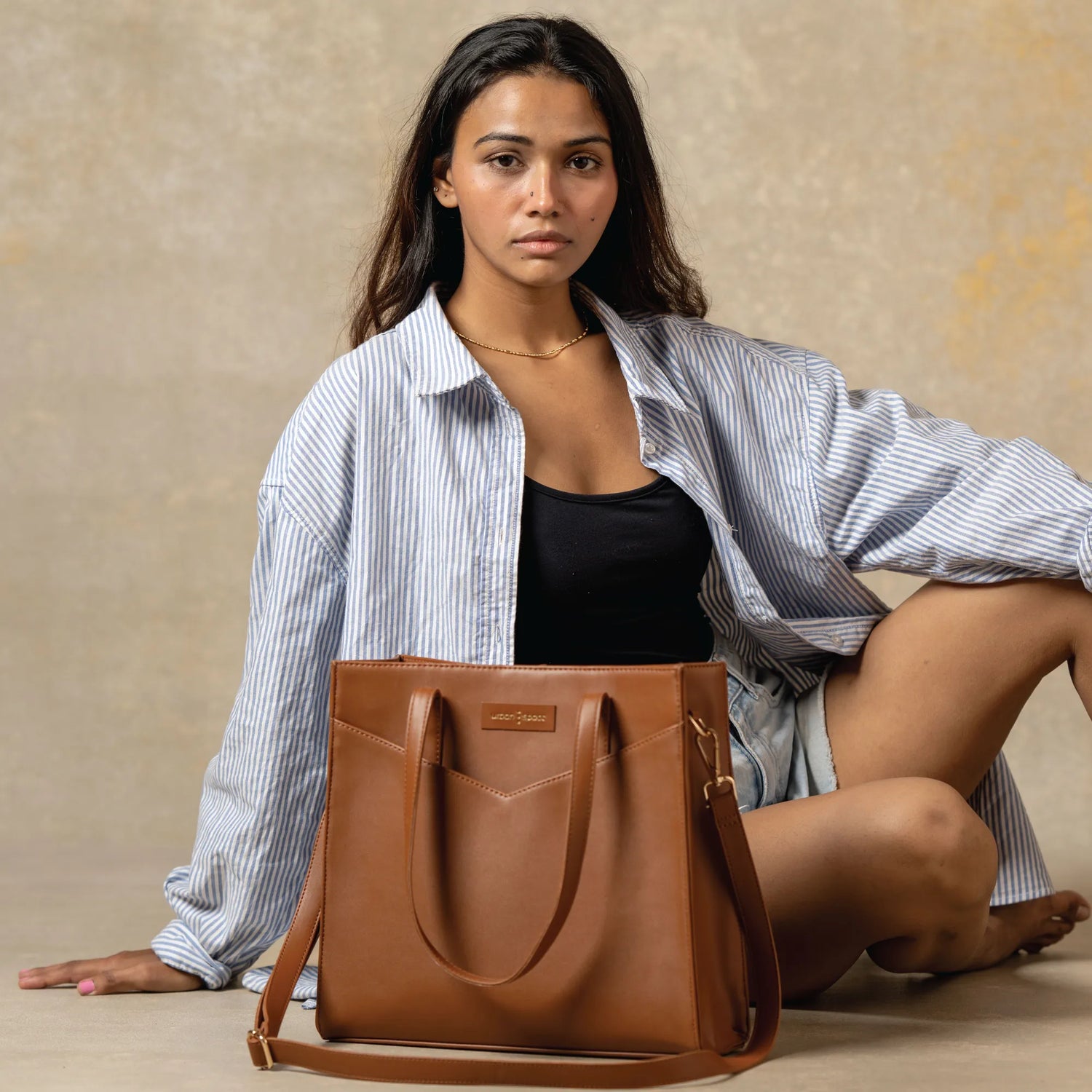 Vegan Hand Bag, Minimalism Marries Functionality, Adele Tan