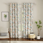 Blackout Curtains, Digital Printed Curtains, Pack of 2 Curtains - King Fisher