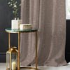100% Blackout Curtains, 3D embossed door & window curtains, Pack of 2 - Earth Brown