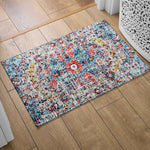 Digital Printed Premium Chenille Floor Carpet Mat, Super Soft Rug with Anti-Skid Backing, Modern Persian Carpet - CR005