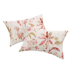 Fitted King Size Cotton Bedsheet - Floral Feast Peach