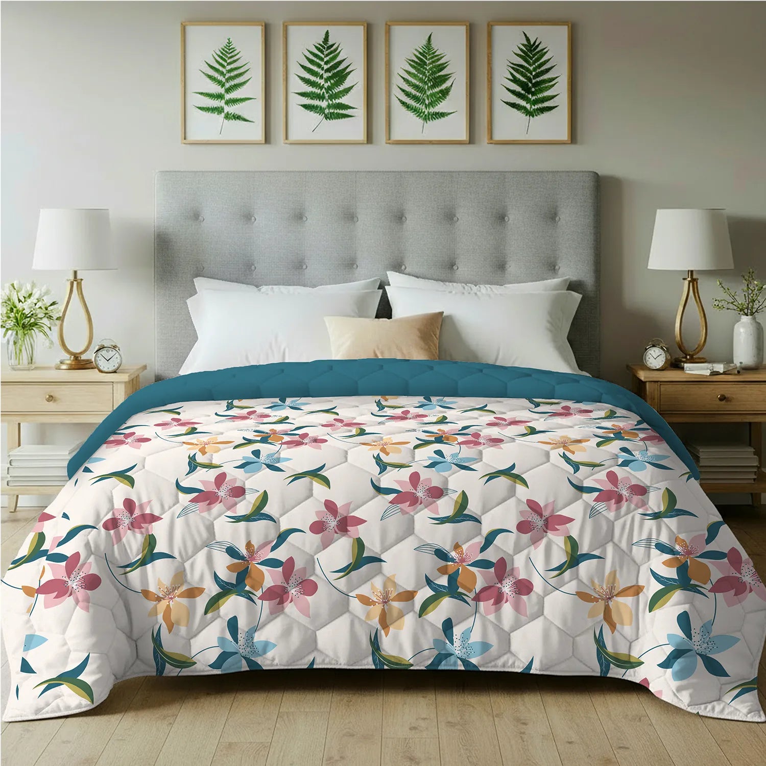 Microfiber 120 GSM All Season AC Blanket / Dohar for bedroom - Bloomingdale