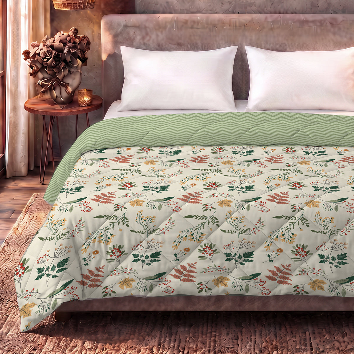 Microfiber 120 GSM All Season AC Blanket / Dohar for bedroom - Fall Season