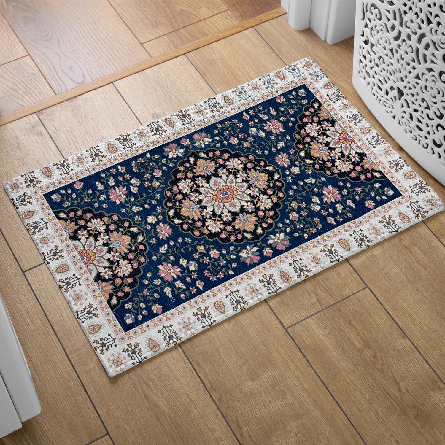 Digital Printed Premium Chenille Floor Carpet Mat, Super Soft Rug with Anti-Skid Backing, Modern Persian Carpet - CR001