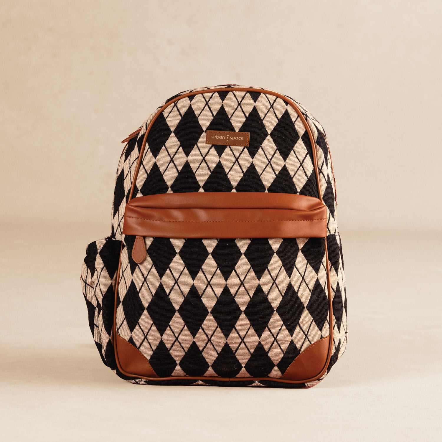 The GoNomad - Canvas Daily Commute Backpack, Black Diamonds