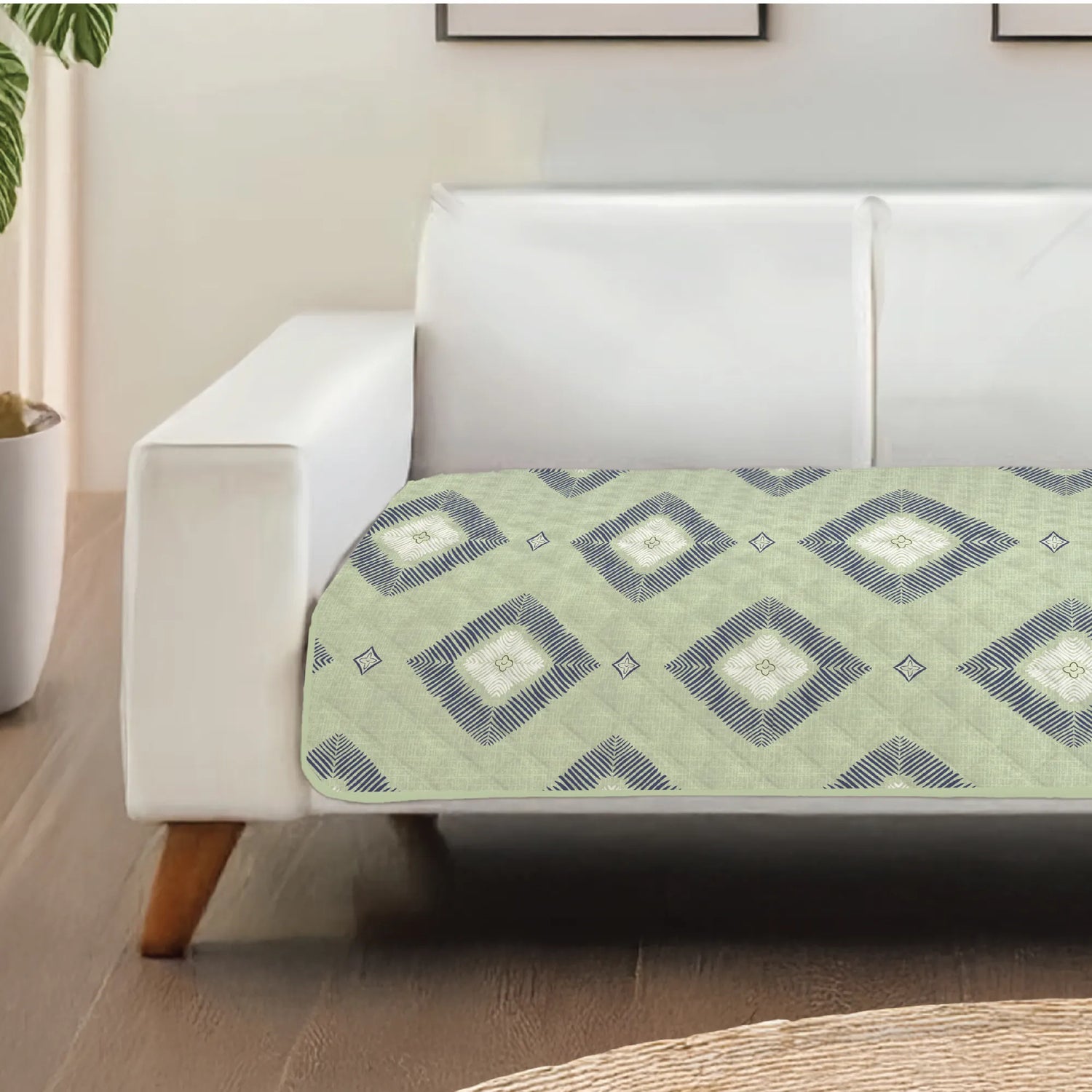 Anti Skid Quilted Sofa Mats, Starlight