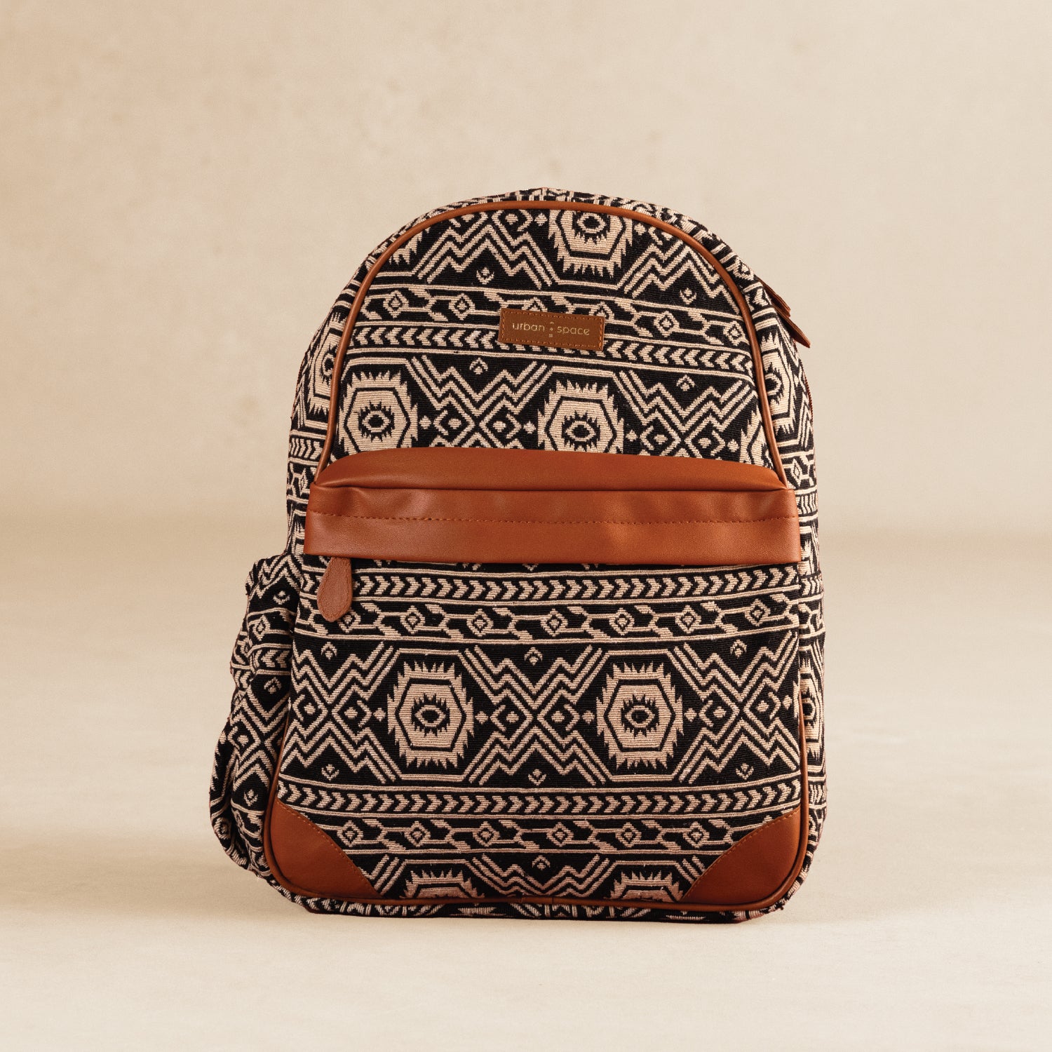 The GoNomad - Canvas Daily Commute Backpack, Aztec Black
