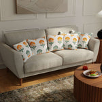 Cotton Cushion Covers, Throw pillow for couch - Owl Orchid - Mango