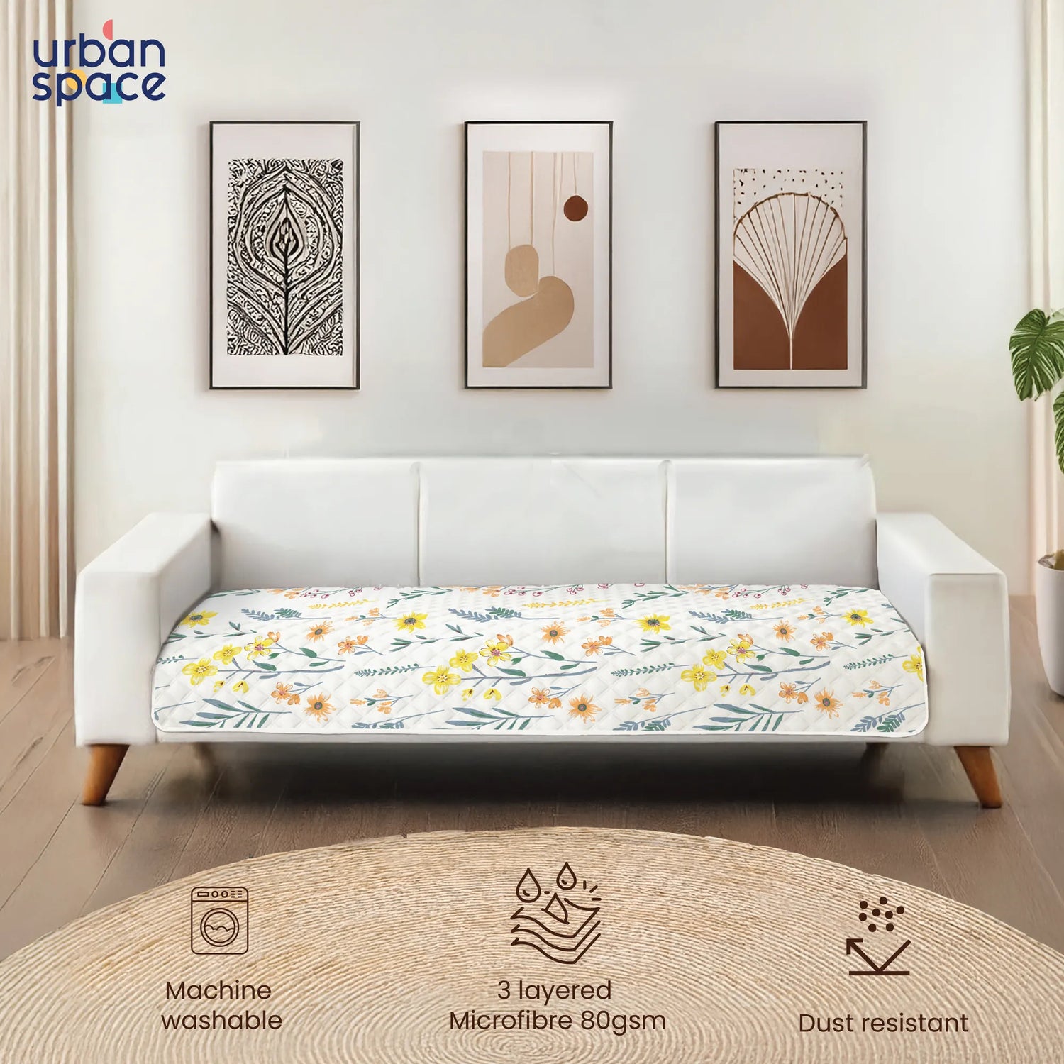 Anti Skid Quilted Sofa Mats, France