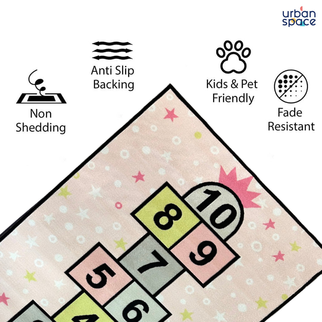 3D Digital Printed Carpet, Bed Runner with Anti Slip Backing for Bedroom | Living Room | Office (2 ft x 5 ft) - DR1023