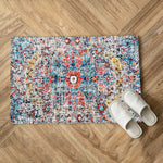 Digital Printed Premium Chenille Floor Carpet Mat, Super Soft Rug with Anti-Skid Backing, Modern Persian Carpet - CR005