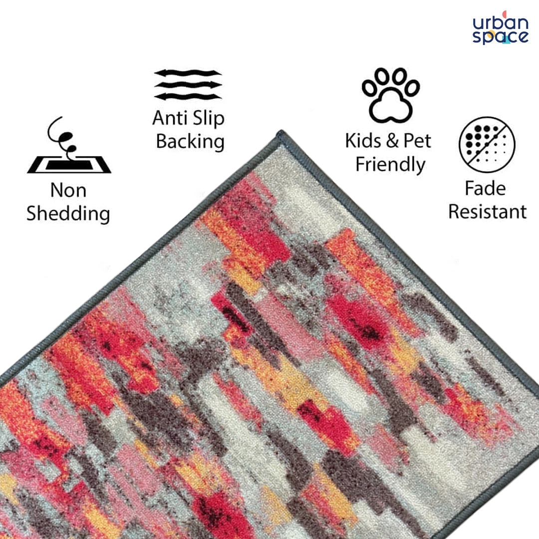 3D Digital Printed Carpet, Rugs for Living Room , Bedroom , Rug with Anti Slip Backing - DR1028