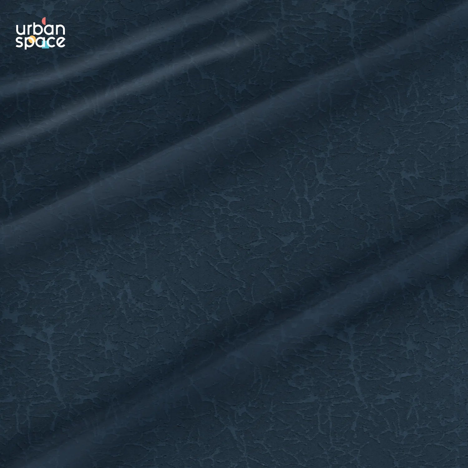 100% Blackout Curtains, 3D embossed door & window curtains, Pack of 2 - Earth Navy