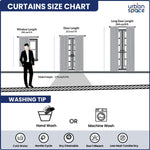 Blackout Curtains, Digital Printed Curtains, Pack of 2 Curtains - Sea Mist Turquoise