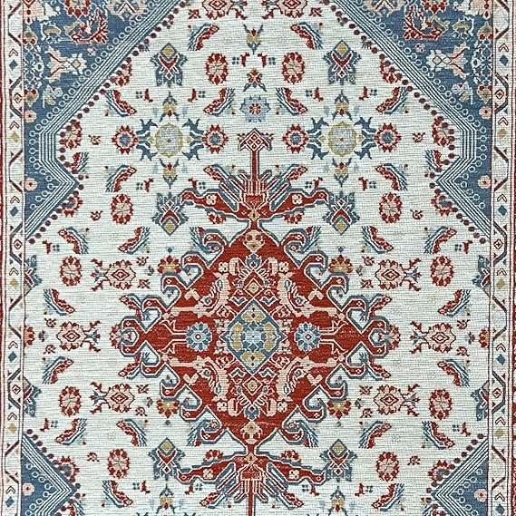 Digital Printed Premium Chenille Floor Carpet Mat, Super Soft Rug with Anti-Skid Backing, Modern Persian Carpet - CR003