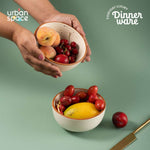 Handmade Ceramic Snack Bowls, Ramen Soup bowls, Serving Bowls, Set of 2, Natural Beige