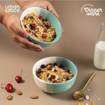 Handmade Ceramic Snack Bowls, Ramen Soup bowls, Serving Bowls, Set of 2, Ocean Green Pearl