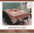 Sicilia : Anti Skid & Water resistant Linen textured Premium table cover for dining table - Chocolate Bouquet