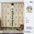 100% MalMal Cotton Curtains, Semi-Transparent with Tab Top, ‎Pack of 2 Curtains - Indian Summer Olive Green