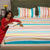 Serene Collection - Breathable 200 TC 100% Pure Cotton Bedsheet with Pillow Cover, MultiColour Stripes-Pastel