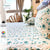 Divine - 100%  Cotton Double Bedsheet with 2 Pillow Covers - Zinnia Blue