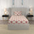 Serene 200 TC 100% Cotton Single Bedsheet with Pillow Covers - Florabell Cherry Red