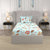 Serene 200 TC 100% Cotton Single Bedsheet with Pillow Covers - Florence Sky Blue