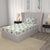 Serene 200 TC 100% Cotton Single Bedsheet with Pillow Covers - Radiance Grey