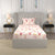 Serene 200 TC 100% Cotton Single Bedsheet with Pillow Covers - Whisper Peach