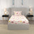 Serene 200 TC 100% Cotton Single Bedsheet with Pillow Covers - Meadows Rose Pink