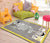 3D Digital Printed Carpet, Rugs for Living Room , Bedroom , Rug with Anti Slip Backing - DR1024