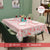 Sicilia : Anti Skid & Water resistant Linen textured Premium table cover for dining table - Rhythm