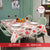 Sicilia : Anti Skid & Water resistant Linen textured Premium table cover for dining table - Lotus