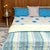 Cotton Bedsheet + AC Blanket Combo Pack - (Combo 2 - Pluto Turquoise + London)