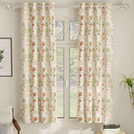 Blackout Curtains, Digital Printed Curtains, Pack of 2 Curtains - Gulmohar