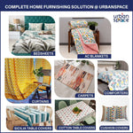 Regal Collection - Breathable 200 TC 100% Pure Cotton Single Bedsheet with Pillow Cover, Yellow Dahlia