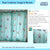 Premium 100% Cotton Curtain for Window & Curtains for Door - Pack of 1 Curtain, Blue Pelican