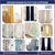 Premium 100% Cotton Printed Curtains For Doors, Pack of 2 Curtains - Chevron Multi Blue