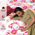 Divine Collection - 144 TC 100%  Cotton Double Bedsheet with 2 Pillow Covers, Earth Pink