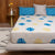 Divine Collection - 144 TC 100%  Cotton Double Bedsheet with 2 Pillow Covers, Pluto Turquoise