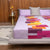 Divine Collection - 144 TC 100%  Cotton Double Bedsheet with 2 Pillow Covers, Venus Purple