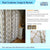 Premium Cotton Curtains - 100% Cotton Curtains, Pack of 2 Curtains, Moroccan Gold Foil