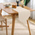 100% Cotton Table runner For 4 or 6 seater Dining / Centre Table -Solid Cream