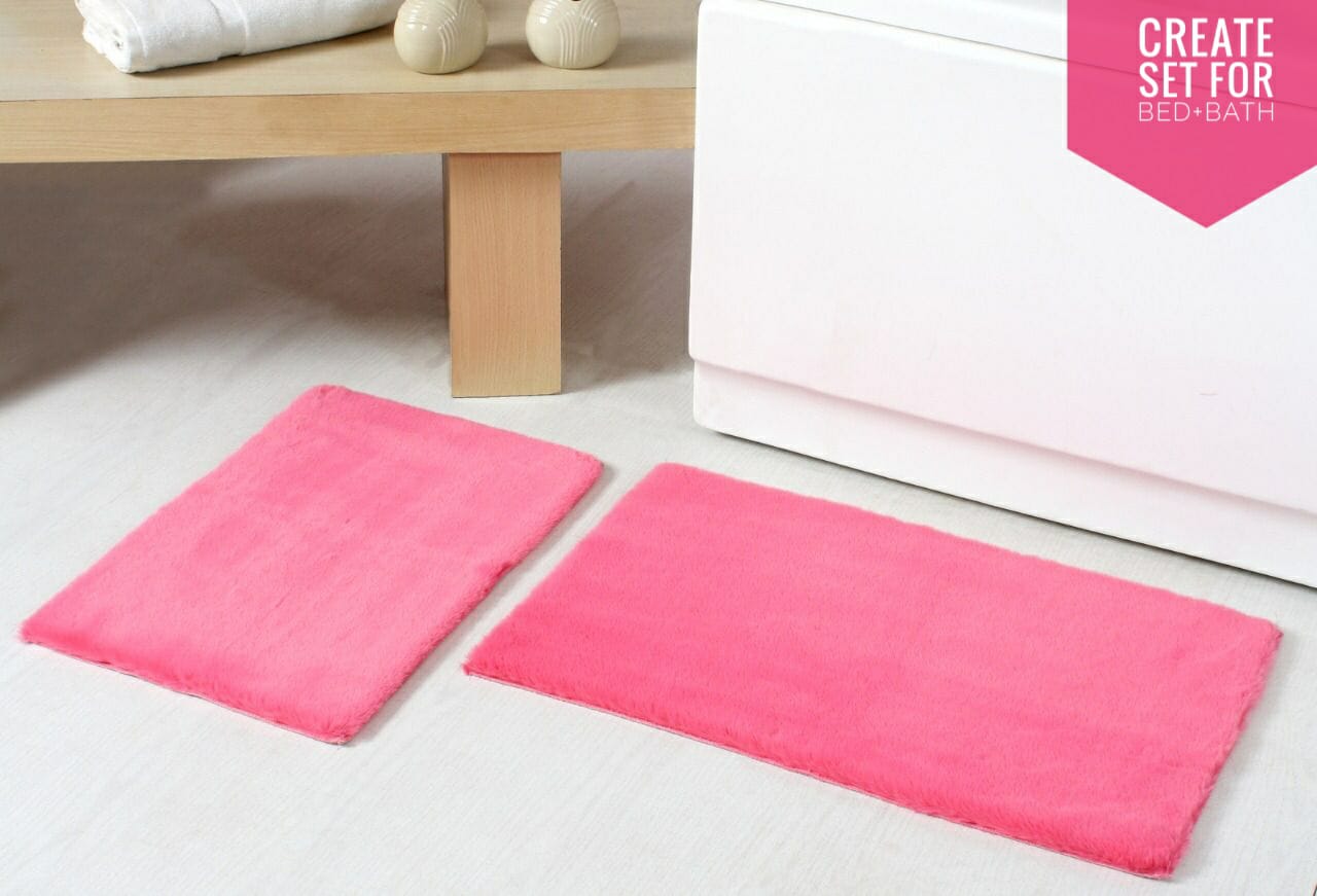 Faux rabit fur ribbed bath mat Luxury fur Bath Mats bathroom mats anti slip bath mats for home Anti Skid bathmat Area rugs floor mat non slip cotton bath mat