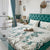 Serene 200 TC 100% Cotton Printed Single / Double/ King Bedsheet with Pillow Covers, Majestic Green