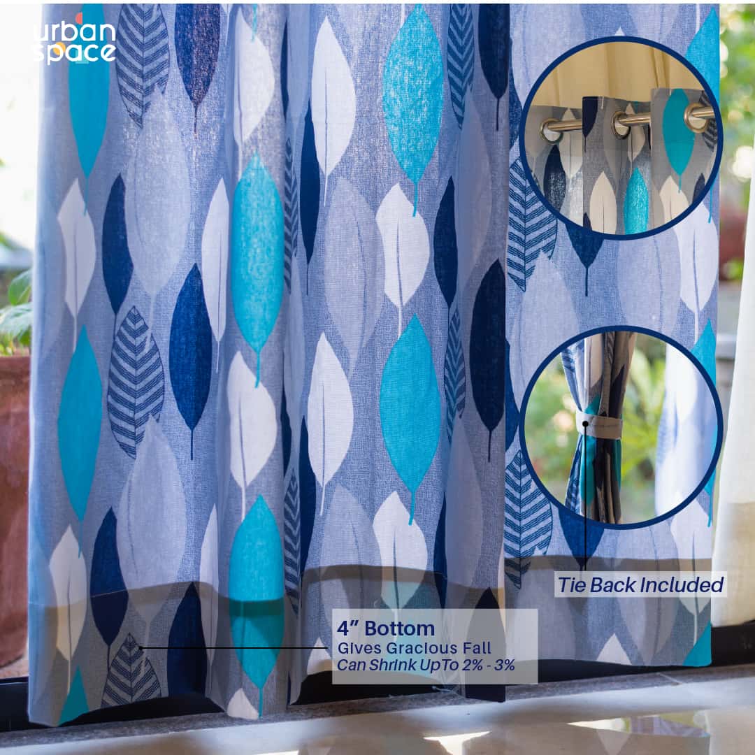 Premium Cotton Curtains for Living Room, Bedroom 100 Cotton Curtain