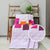 100 % Cotton AC Blankets, 3 layered Cotton Quilts & Dohar for Single / Double Bed - Venus Purple