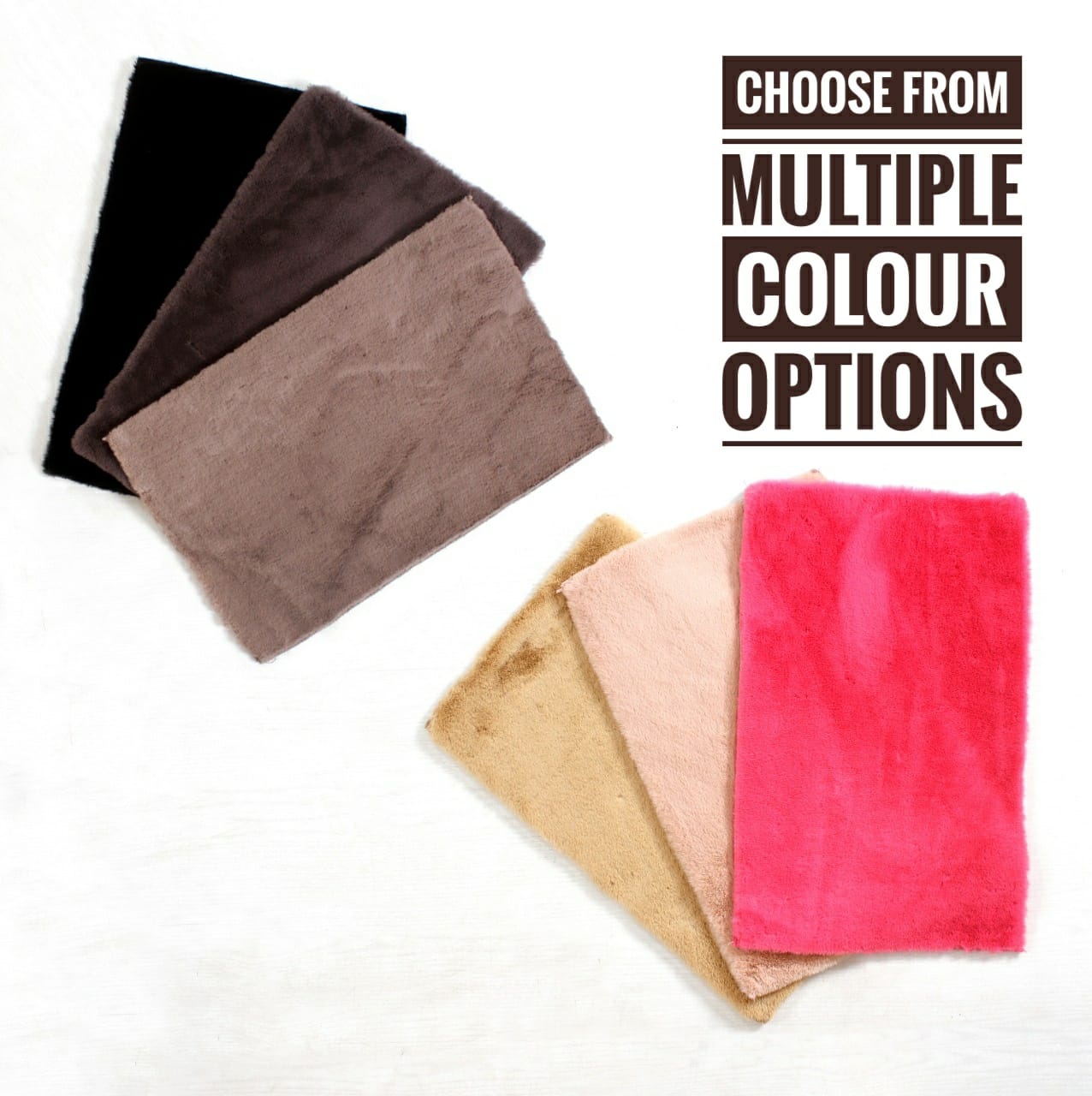 Faux rabit fur ribbed bath mat Luxury fur Bath Mats bathroom mats anti slip bath mats for home Anti Skid bathmat Area rugs floor mat non slip cotton bath mat